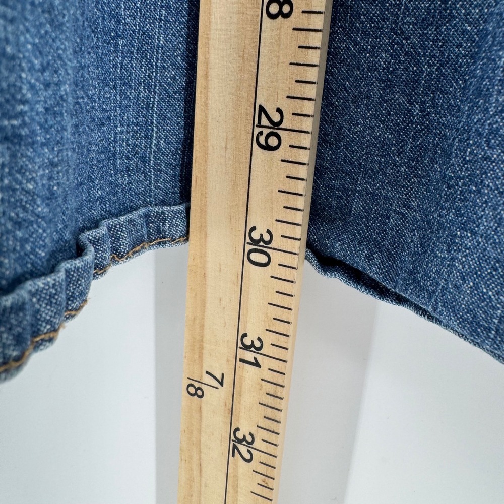 Wrangler Denim Shirt Mens 2XL Blue Long Sleeve Snap Button Western Stretch - Picture 7 of 9